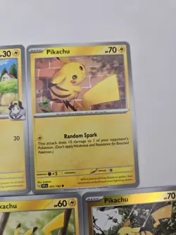 Lot of 11 Pokemon Cards Pichu Pikachu Raichu Collection Reverse Holo Rare - Image 5