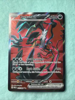 Yveltal ex Full Art Ultra Rare Card Perfect Order 105/088 Pokemon TCG NM - Image 1