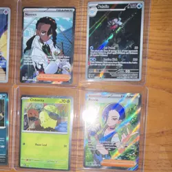 Pokemon TCG 8-Card Lot Umbreon Mamoswine ex Palafin Full Art Holo English - Image 2