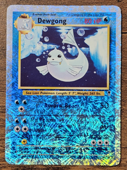 Dewgong 40/110 Spec Reverse Holo LP 2002 Pokemon Legendary Collection WOTC Card - Image 1