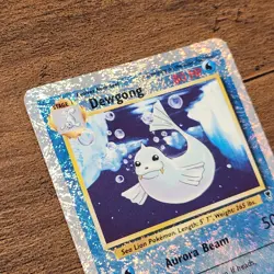 Dewgong 40/110 Spec Reverse Holo LP 2002 Pokemon Legendary Collection WOTC Card - Image 3