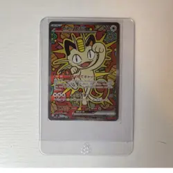 Pokemon Meowth 080/SM-P Japanese Holo Promo Card TCG Standard - Image 1