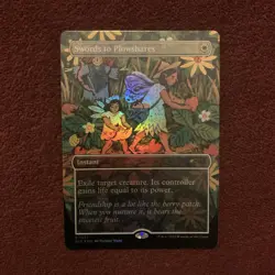 Swords to Plowshares (1627) (Rainbow Foil) Secret Lair Drop Foil - Image 1