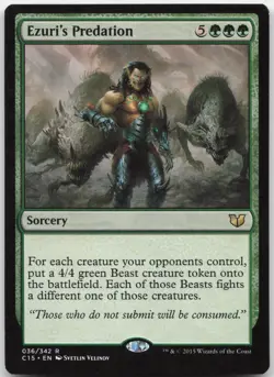 Ezuri's Predation - Commander 2015 - Rare - Magic: The Gathering - Image 1