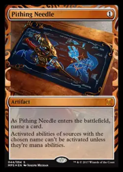 1 x Pithing Needle - Foil - Masterpiece Series: Kaladesh & Aether Revolt Inventi - Image 1