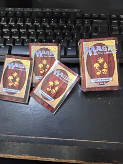 5th Edition Empty Starter Deck Box And 3 Manuals - MTG - Magic The Gathering - Image 1