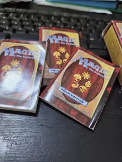 5th Edition Empty Starter Deck Box And 3 Manuals - MTG - Magic The Gathering - Image 3