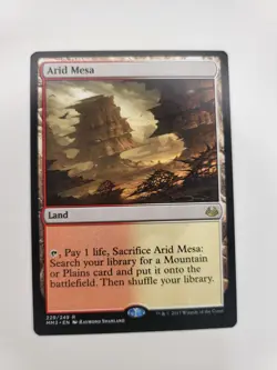 Arid Mesa Land Rare Modern Masters 2017 Regular English MTG Wizards 229 - Image 1