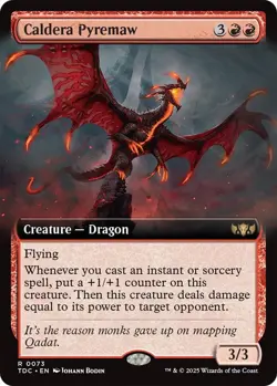 MTG Caldera Pyremaw (Extended Art) - 73 / English / Near Mint - Image 1