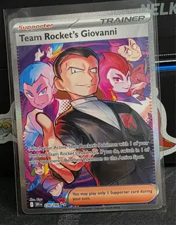2025 Pokemon Rocket's Giovanni Special Illustration Rare #238/182 - Image 1