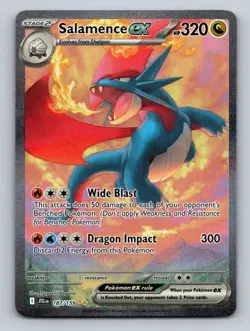 Pokemon TCG Salamence ex - Holo Special Illustration Rare SV09: Journey Together - Image 1
