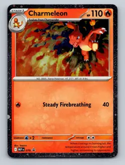 Pokemon TCG Charmeleon MEP 079 - COSMO HOLO MEGA EVOLUTION CHAOS RISING PROMO - Image 1