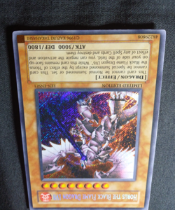 Yu-Gi-Oh - Horus the Black Flame Dragon LV8 - EEN-ENSE1 - Secret Rare - NM - Image 2