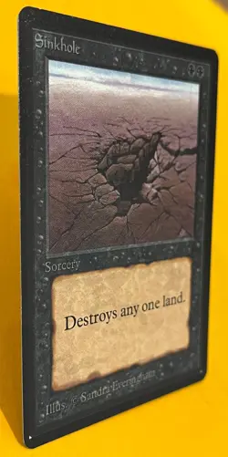 MTG SINKHOLE Beta (OldManMTG 007-835) - Image 3