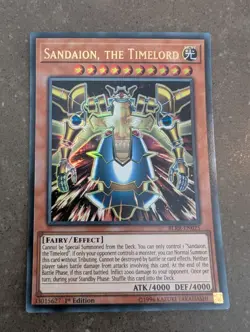 YuGiOh! Sandaion, The Timelord BLRR-EN025 Ultra Rare 1st Ed - Image 1
