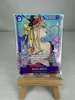 One Piece TCG Black Maria OP08-074 Illustration Box Vol.2 Promo SEALED Foil NM - Image 1