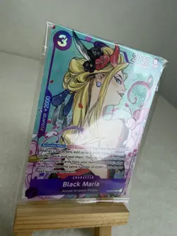 One Piece TCG Black Maria OP08-074 Illustration Box Vol.2 Promo SEALED Foil NM - Image 2