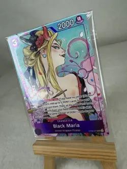 One Piece TCG Black Maria OP08-074 Illustration Box Vol.2 Promo SEALED Foil NM - Image 3