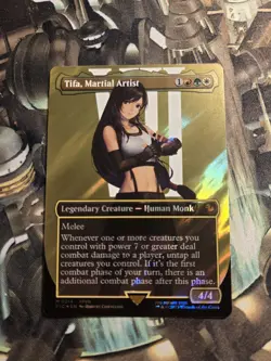Tifa, Martial Artist (Borderless) (Surge Foil) Commander: Final Fantasy Foil - Image 1