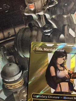 Tifa, Martial Artist (Borderless) (Surge Foil) Commander: Final Fantasy Foil - Image 5