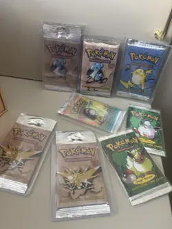 Pokemon WOTC Vintage Booster Packs, Fossil, Base Set 2, Jungle, Gym Hero’s Lot - Image 1