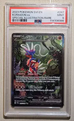 Pokemon TCG Koraidon ex SV1 EN 247 - Scarlet & Violet Base Set Holo PSA 9 RARE - Image 1