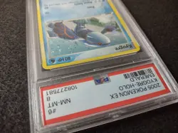 Kyogre 6/106 Emerald Holo Pokemon TCG 2005 PSA 8 - Image 4