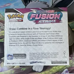 Pokemon TCG - Sword & Shield Fusion Strike Booster Box (36 Packs) - New & Sealed - Image 3