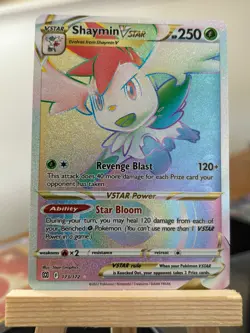 Pokemon TCG Shaymin VSTAR Brilliant Stars 173/172 Holo Secret Rare - Image 1