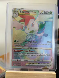 Pokemon TCG Shaymin VSTAR Brilliant Stars 173/172 Holo Secret Rare - Image 3