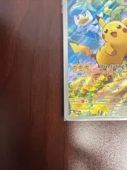 Pokemon TCG Pikachu 027 Promo Holo Black Star Paldea Evolved Sealed - Image 5