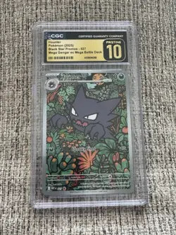 Pokemon Haunter Promo Holo CGC Pristine 10 Me: Mega Evolution 027 Rare - Image 1