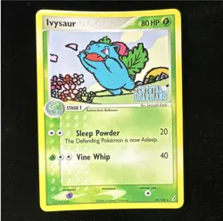 Pokemon Reverse Holo Stamped Ivysaur 34/100 Crystal Guardians - Image 1