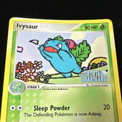 Pokemon Reverse Holo Stamped Ivysaur 34/100 Crystal Guardians - Image 2
