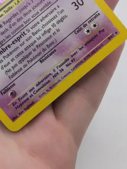 Pokemon Hypno 1st Edition Holo 8/62 Base Set French WOTC Vintage Rare - Image 3