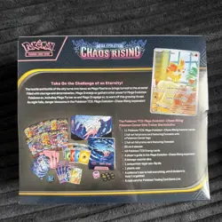 Pokemon Chaos Rising Pokemon Center ETB Elite Trainer Box IN HAND - Image 2
