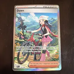 Pokemon Dawn 129/094 Full Art Holo Trainer Card English TCG - Image 1