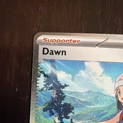 Pokemon Dawn 129/094 Full Art Holo Trainer Card English TCG - Image 3