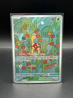 2025 POKEMON MEG EN-MEGA EVOLUTION 136/132 SHUCKLE ILLUSTRATION RARE - Image 1