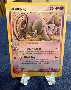 Grumpig 6/97 Ex Dragon Reverse Holo Pokemon NM/MINT - Image 1