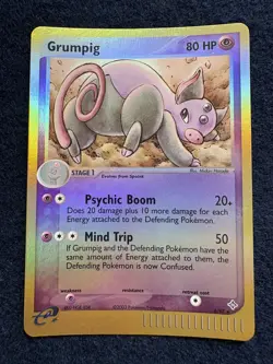 Grumpig 6/97 Ex Dragon Reverse Holo Pokemon NM/MINT - Image 2