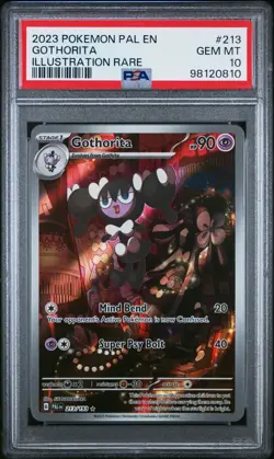 Gothorita 213/193 Pokemon Paldea Evolved PSA 10 GEM MINT Illustration Rare EN - Image 1