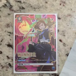 Nobara Kugisaki (Winner) Foil C Jujutsu Kaisen Union Arena Promo JJK-1-043 NM - Image 1