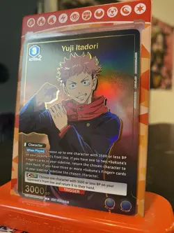 Union Arena Yuji Itadori (gold) Foil Alternate Art Jujutsu Kaisen Promo - Image 1