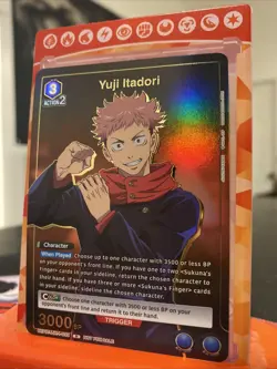 Union Arena Yuji Itadori (gold) Foil Alternate Art Jujutsu Kaisen Promo - Image 3
