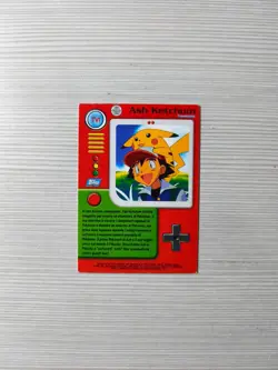 TV1 ASH KETCHUM TOPPS TRADING CARDS SERIES 1 POKEMON ITA EXCELLENT CONDITION - Image 2