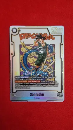 Dragon Ball Super Card Game Fusion World - Son Goku FB07-104 Promo Card - Engl. - Image 1