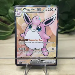 Wigglytuff ex 187/165 Full Art Ultra Rare 151 English Pokemon Card NM - Image 1
