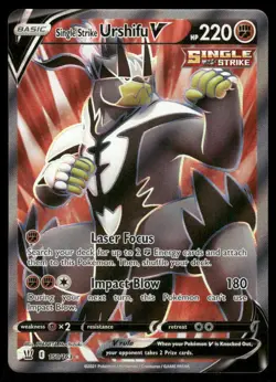Pokemon Cards Single Strike Urshifu V 150/163 Battle Styles Ultra Rare NM - Image 1