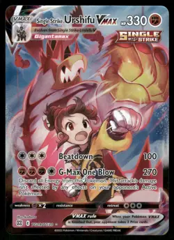 Pokemon Cards Single Strike Urshifu VMAX TG19/TG30 Brilliant Stars TG Holo NM - Image 1